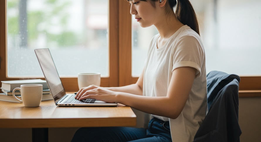 土日のみのPython副業をする女子大生