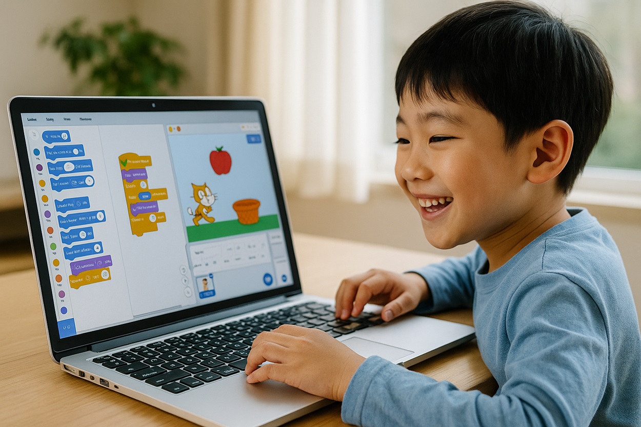 小学生向けの簡単ゲーム「スクラッチ」